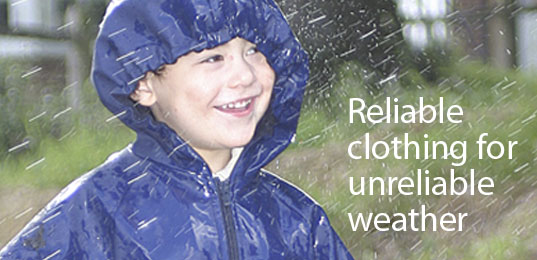 Reliable clothes for unreliable weather: kids waterproofs from Raindrops